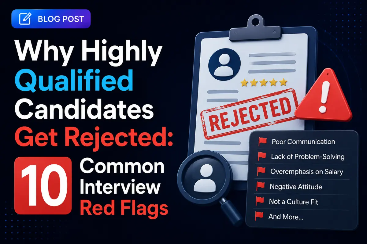 Why Highly Qualified Candidates Get Rejected: 10 Common Interview Red Flags